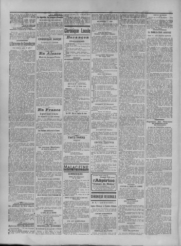14/03/1916 - La Dépêche républicaine de Franche-Comté [Texte imprimé]