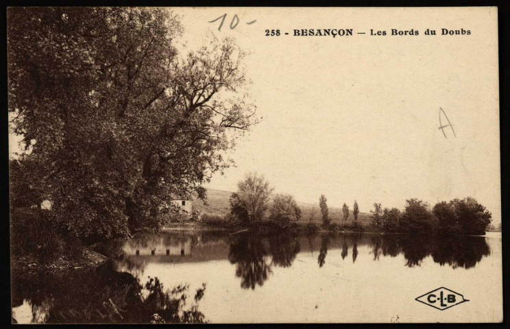 Besançon - Les Bords du Doubs [image fixe] , Besançon : Etablissements C. Lardier - Besançon., 1914/1948