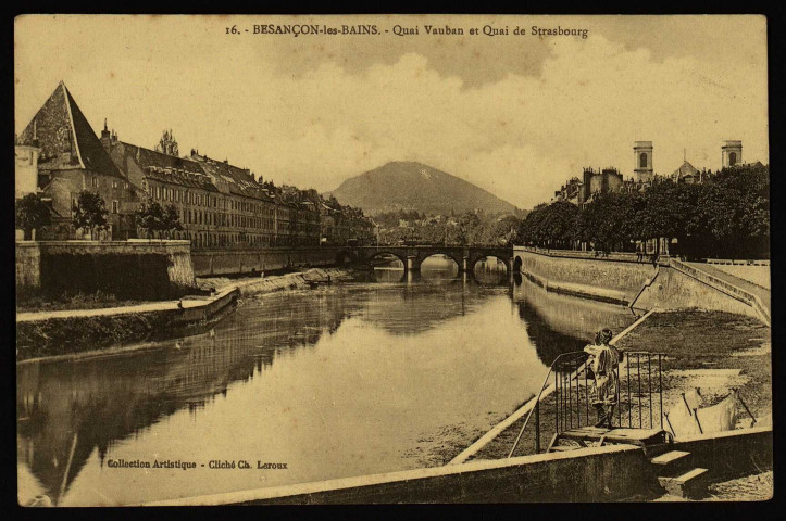 Besançon-les-Bains. Quai Vauban et Quai de Strasbourg [image fixe] , 1904/1930