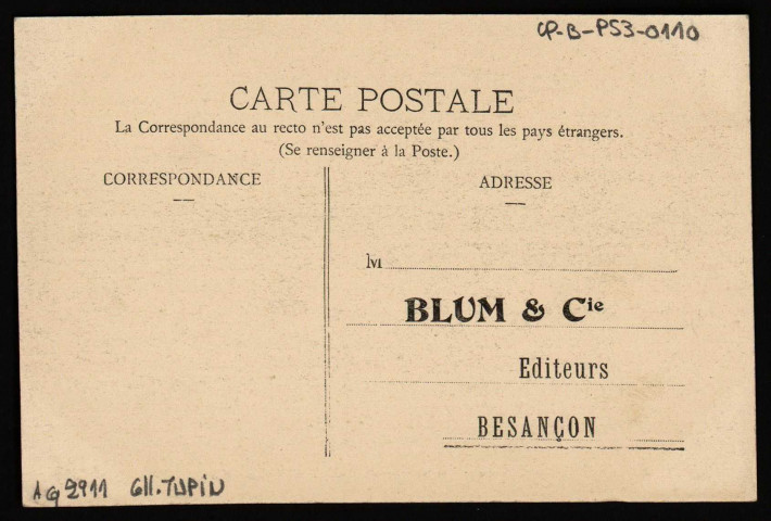 Besançon - Besançon - Gare de la Viotte - Le tour de France (déposé). [image fixe] , Besançon : B. et Cie Edit. Besançon, 1904/1930