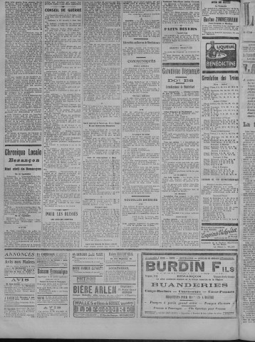 26/09/1914 - La Dépêche républicaine de Franche-Comté [Texte imprimé]