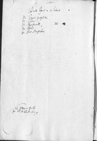 Registre des délibérations municipales 1er décembre 1633 - 28 mars 1634