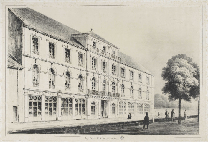 [Maison à Besançon] [image fixe] / Imp: Valluet Jne Gd rue 79 à Besançon , Besançon : Imp. Valluet jeune, 1800/1899