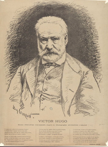 Victor Hugo [image fixe] / E. Courboin  ; E. Carjat , Paris : Imp. Kugelmann, 12, rue de la Grange-Batelière, 1873