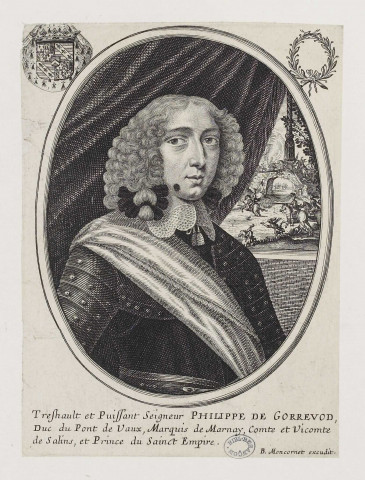 Philippe de Gorrevod [image fixe] / B. Moncornet excudit 1657