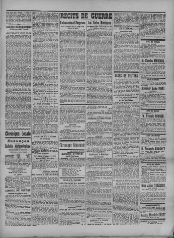 03/03/1915 - La Dépêche républicaine de Franche-Comté [Texte imprimé]