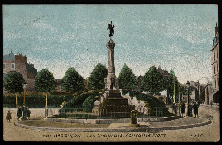 Besançon - Besançon - Les Chaprais. La Fontaine Flore. [image fixe] , Besançon : LV & Cie, 1900/1910