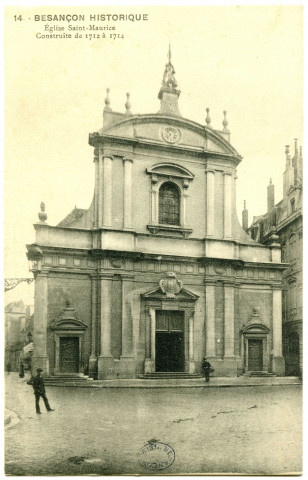 Eglise Saint-Maurice Construite de 1712 à 1714 [image fixe] , 1904/1930