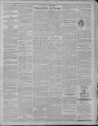 22/01/1923 - La Dépêche républicaine de Franche-Comté [Texte imprimé]