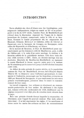 03/01/1910 - Mémoires de la Société d'émulation de Montbéliard [Texte imprimé]