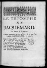Le Triomphe de Jaquemard au patois de Besançon