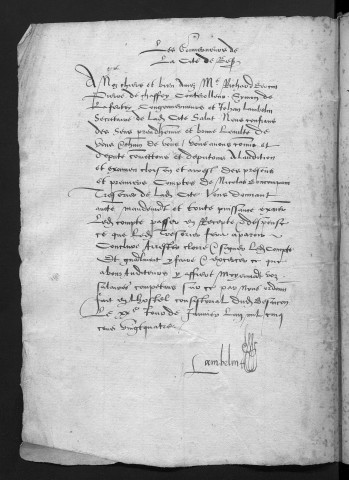 Comptes de la Ville de Besançon, recettes et dépenses, Compte de Nicolas Boncompain (1er juillet - 31 décembre 1524)