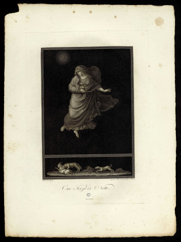 Ora Terza di Notte [image fixe] / Raphael Sanzio d'Urb. Inv. Gravé par Hubert, Membre de la Légion d'Honneur  ; Imprimé par Damour. : Damour, 1780/1793