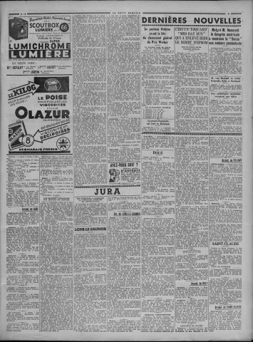 03/06/1937 - Le petit comtois [Texte imprimé] : journal républicain démocratique quotidien