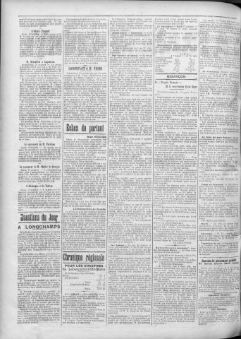 10/10/1898 - La Franche-Comté : journal politique de la région de l'Est
