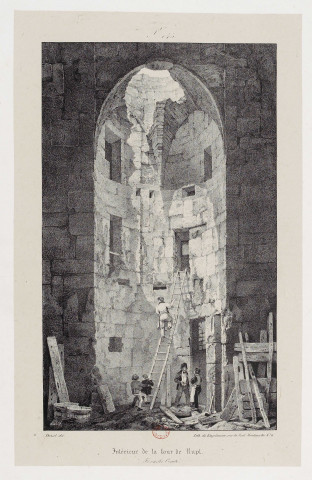 Intérieur de la tour de Rupt [estampe] : Franche-Comté / Dozat del., lith. de Engelmann, rue du faub. Montmartre N° 6 , [Paris] : [Engelmann], [1788-1839]