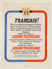 Français !... engage toi dans la légion tricolore., affiche