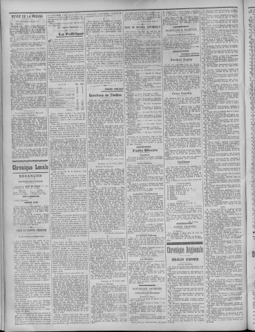 26/02/1912 - La Dépêche républicaine de Franche-Comté [Texte imprimé]