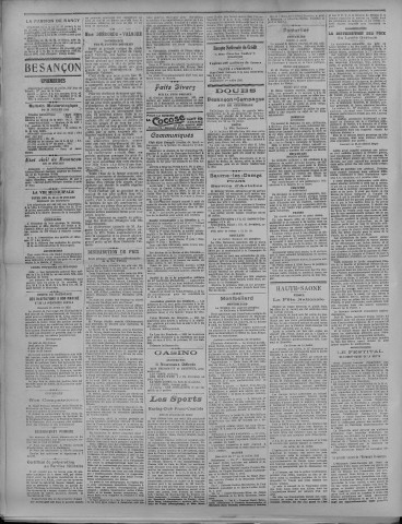 21/07/1922 - La Dépêche républicaine de Franche-Comté [Texte imprimé]