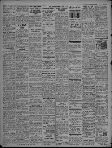 13/03/1942 - Le petit comtois [Texte imprimé] : journal républicain démocratique quotidien