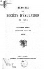 01/01/1938 - Mémoires de la Société d'émulation du Jura [Texte imprimé]