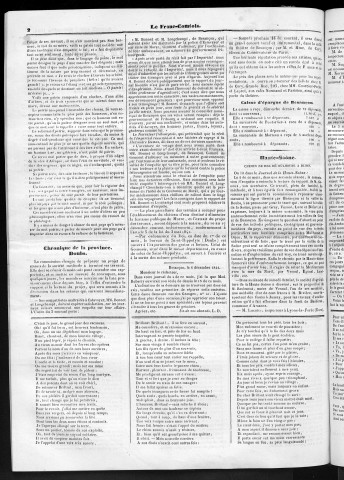 07/12/1844 - Le Franc-comtois - Journal de Besançon et des trois départements