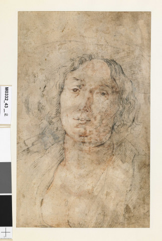 Amphitrite entourée des naïades et des tritons (recto) ; Portrait de femme en buste de face (verso)
