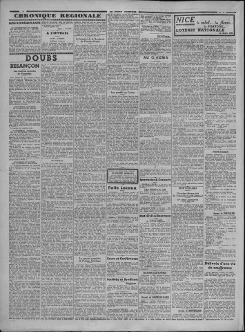 09/03/1936 - Le petit comtois [Texte imprimé] : journal républicain démocratique quotidien