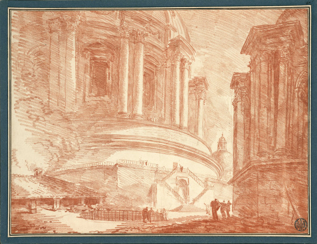 40 - La coupole de Saint-Pierre de Rome , [Rome], [circa 1760-1761]