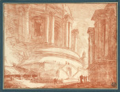 40 - La coupole de Saint-Pierre de Rome , [Rome], [circa 1760-1761]