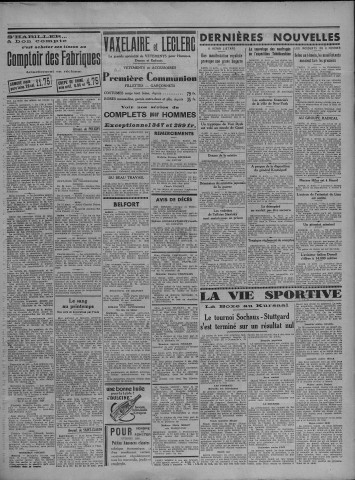 12/04/1934 - Le petit comtois [Texte imprimé] : journal républicain démocratique quotidien