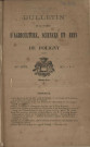 01/01/1879 - Bulletin de la Société d'agriculture, sciences et arts de Poligny [Texte imprimé]