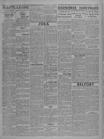 22/06/1938 - Le petit comtois [Texte imprimé] : journal républicain démocratique quotidien