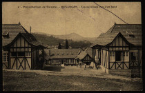 Préventorium de Palente. - Besançon. - Les pavillons vus d'en haut [image fixe] , Besançon : Les Editions C. L. B., 1914-1936