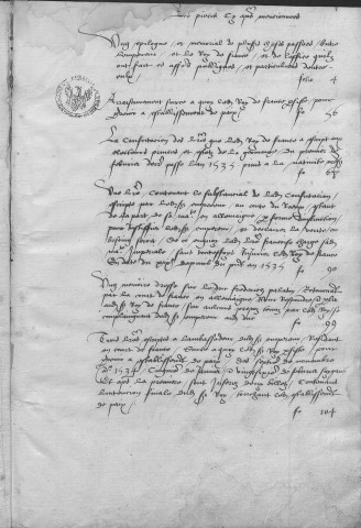 Ms Granvelle 86 - Apologie de l'empereur Charles-Quint (13 août 1516-20 août 1537)
