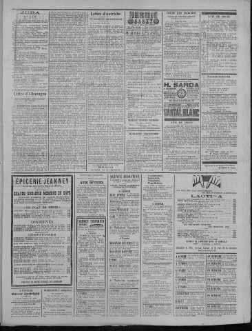 26/03/1922 - La Dépêche républicaine de Franche-Comté [Texte imprimé]