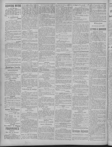 28/11/1909 - La Dépêche républicaine de Franche-Comté [Texte imprimé]