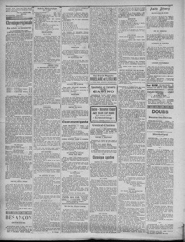 02/06/1927 - La Dépêche républicaine de Franche-Comté [Texte imprimé]