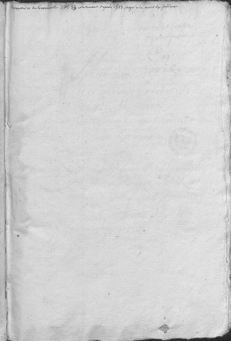Ms Granvelle 33 - « Mémoires de ce qui s'est passé sous le ministère du chancelier et du cardinal de Granvelle... Tome XXXIII. » (2 janvier 1583 à la mort du cardinal)