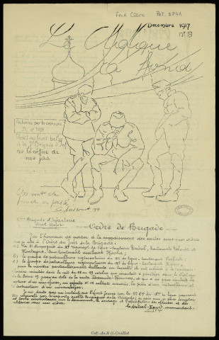 Le claque à fond [Texte imprimé] : paraît au front belge de la 7e brigade d'infanterie, B 229