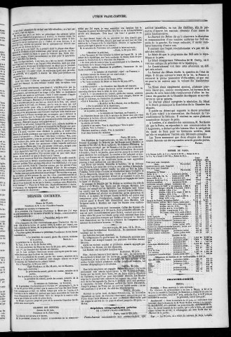 26/06/1877 - L'Union franc-comtoise [Texte imprimé]