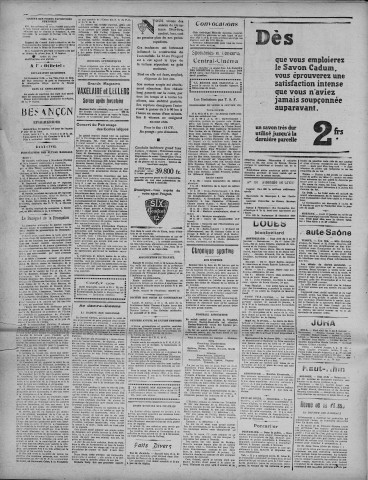 14/01/1929 - La Dépêche républicaine de Franche-Comté [Texte imprimé]