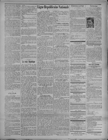 09/01/1925 - La Dépêche républicaine de Franche-Comté [Texte imprimé]