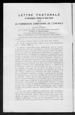 08/02/1951 - La Semaine religieuse du diocèse de Saint-Claude [Texte imprimé]