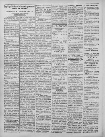 14/03/1924 - La Dépêche républicaine de Franche-Comté [Texte imprimé]
