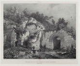 Portique de l'une des entrées du théâtre de Mandeure [estampe] : Franche-Comté / Villeneuve, lith. de Engelmann , [S.l.] : [s.n.], 1829