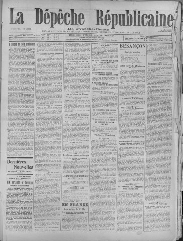 06/05/1919 - La Dépêche républicaine de Franche-Comté [Texte imprimé]