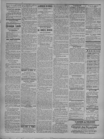 26/09/1916 - La Dépêche républicaine de Franche-Comté [Texte imprimé]