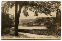 Besançon. Vue prise de la Promenade Micaud. Le Barrage et la Citadelle [image fixe] , Besançon : C. L. B., 1914/1930