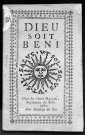 1782 - Dieu soit béni [Texte imprimé]